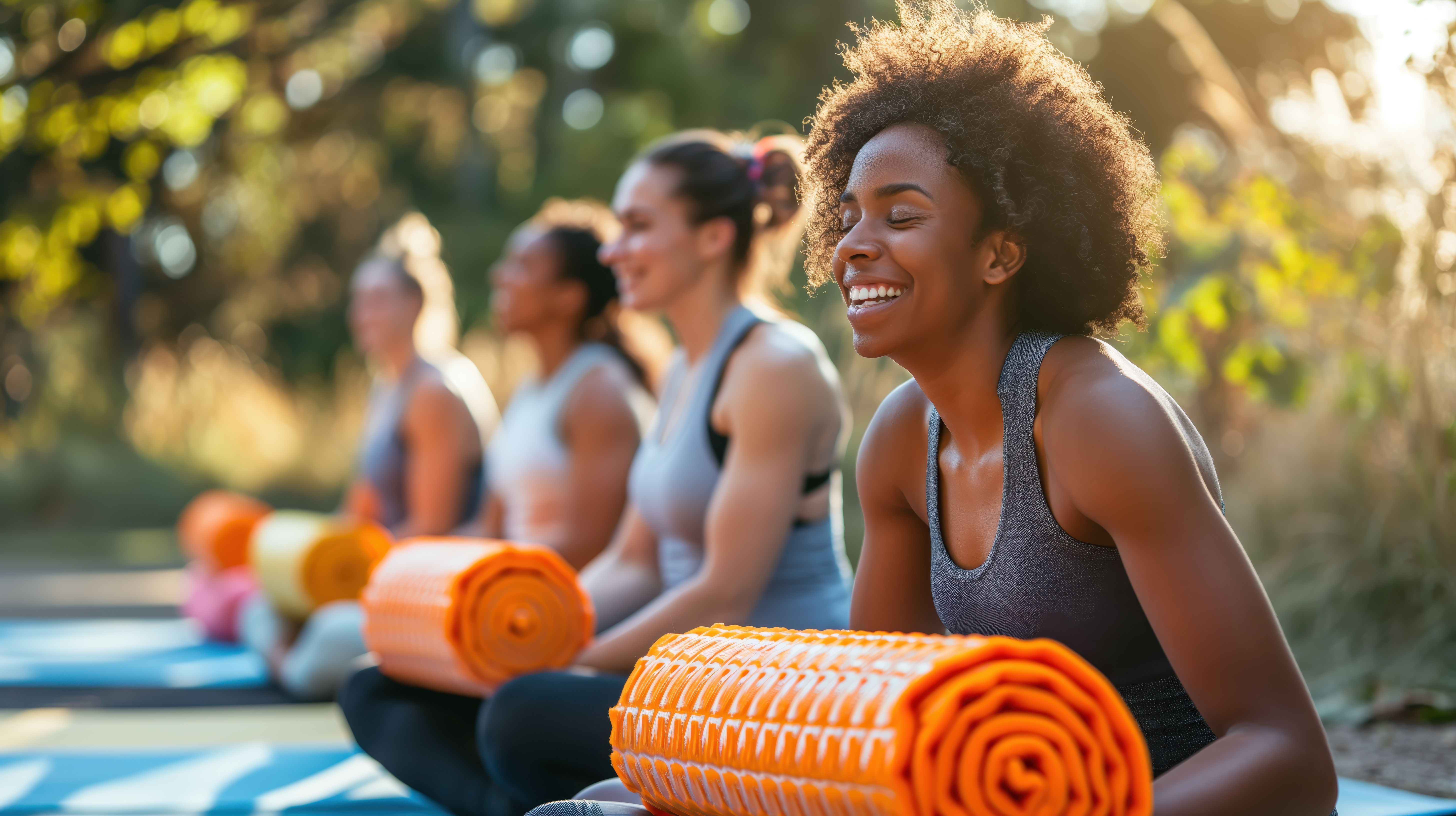 People practicing mindfulness
